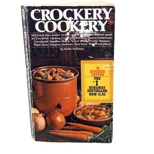 Crockery Cookery 262 Tested Slow-cooker Recipes Paperback 1975 Mable Hoffman Ban